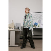 Unisex Jacket Retro Loose Casual Jacket Lapel Overalls
